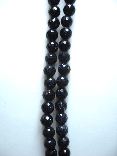 Blue sun stone beads