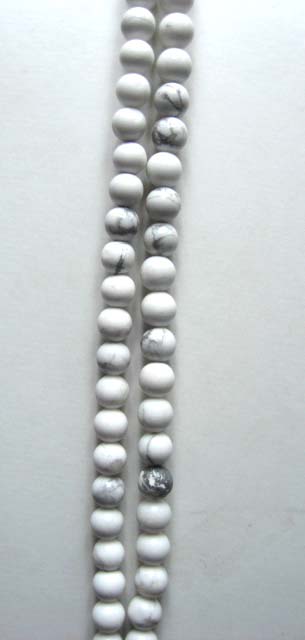 Howlite Round shape beads