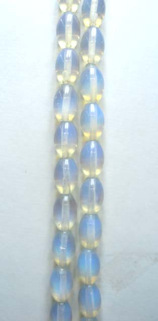 Moon Stone Dholki Shape Beads
