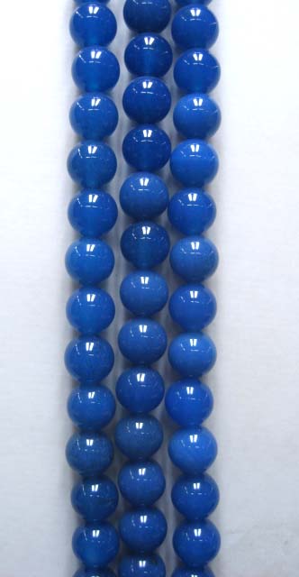 Blue Calci Doni Round Beads